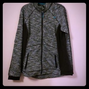 Fleece athletic long sleeve sweater